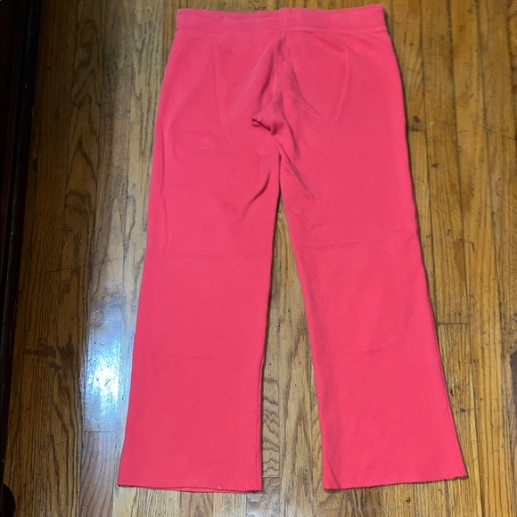 Aeropostale Bright Red and White Embroidered Joggers Size Medium - Picture 7 of 9